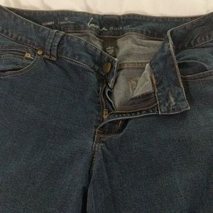 Mid-rise genius fit skinny jeans